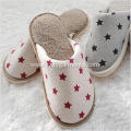 White spotted home warm slippers